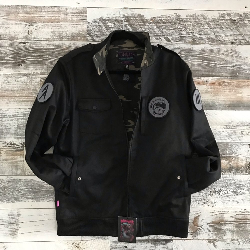 Mishka Bomber Jacket size M Black